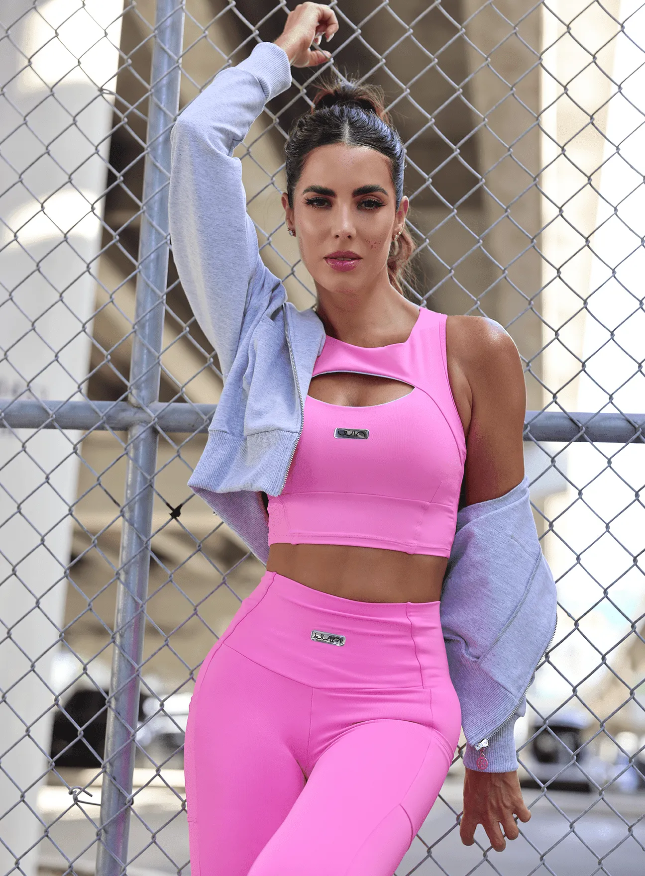 No Shrink Material LEGGING EMANA FORCE-FUSCHIA