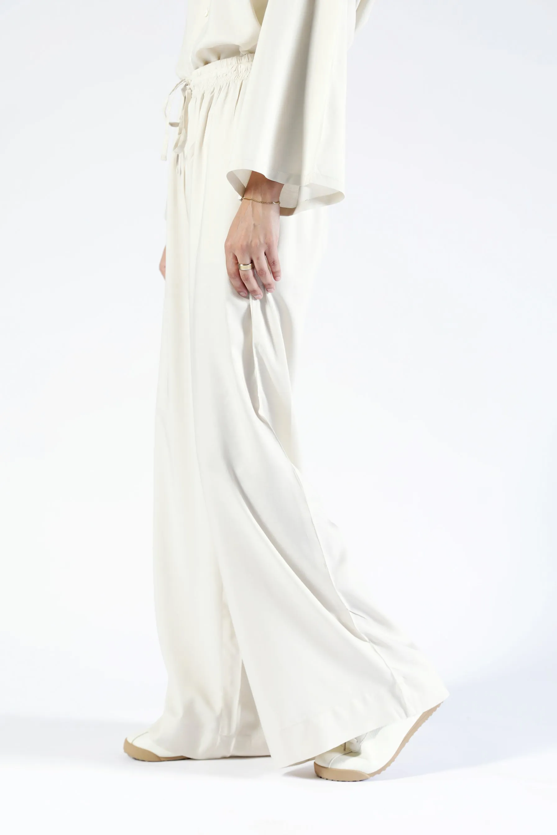 WIDE LEG LINEN TROUSER Comfy Design