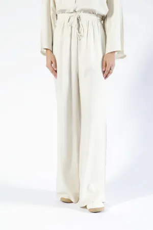 WIDE LEG LINEN TROUSER Functional Ease Minimalist Design
