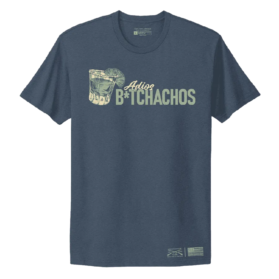 Loose fitting comfort Women's Adios B*tchachos Boyfriend Fit T-Shirt - Midnight Navy