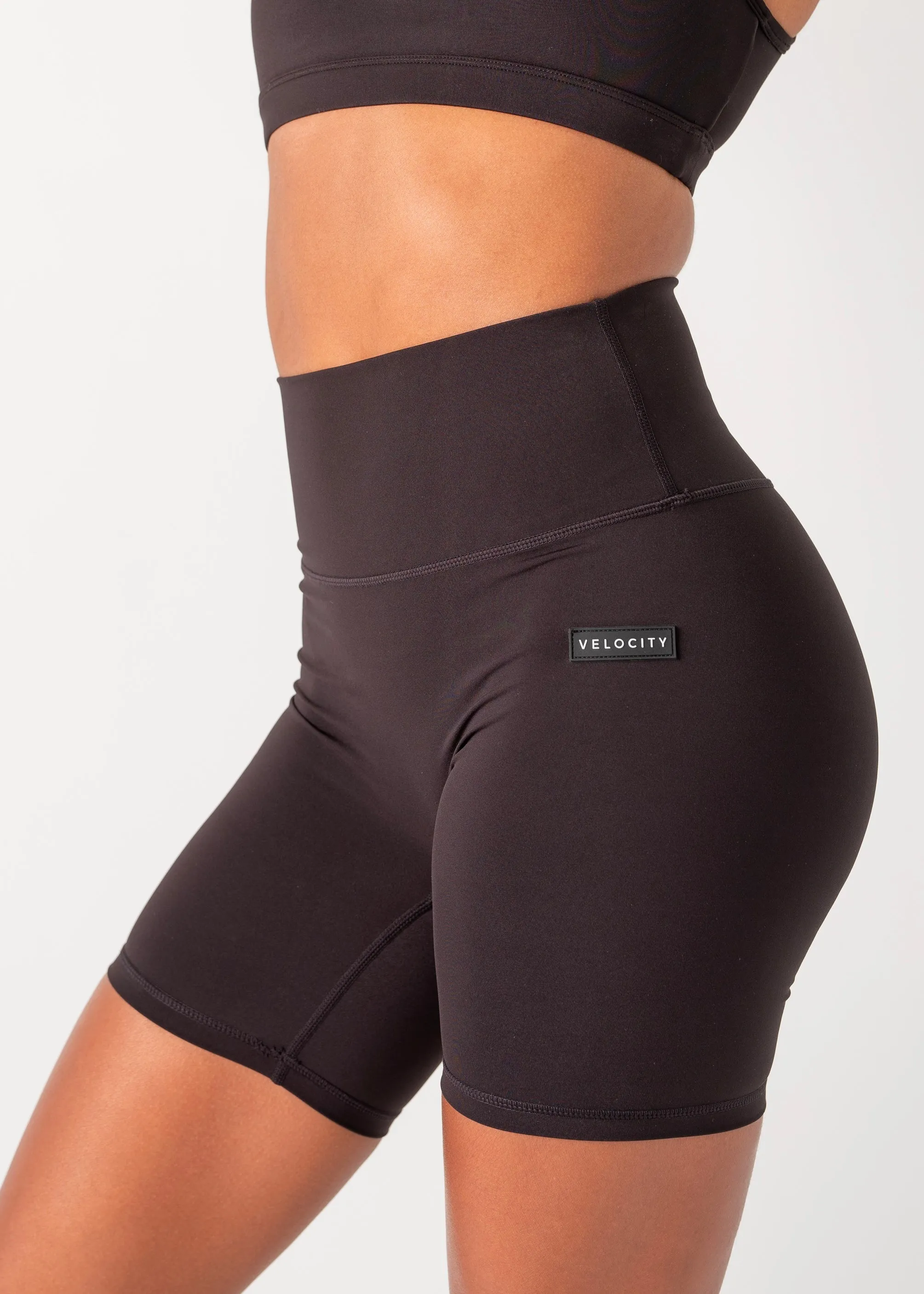 Anti Slip Waist Grip adventure apparel SS SEAMLESS SHORTS - BLACK
