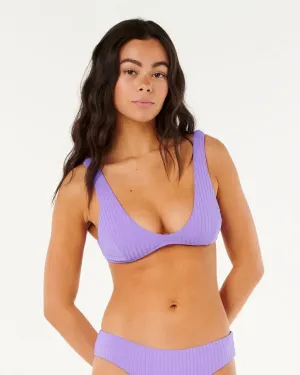 Breathable Inner Layer Premium Surf Bralette - Purple