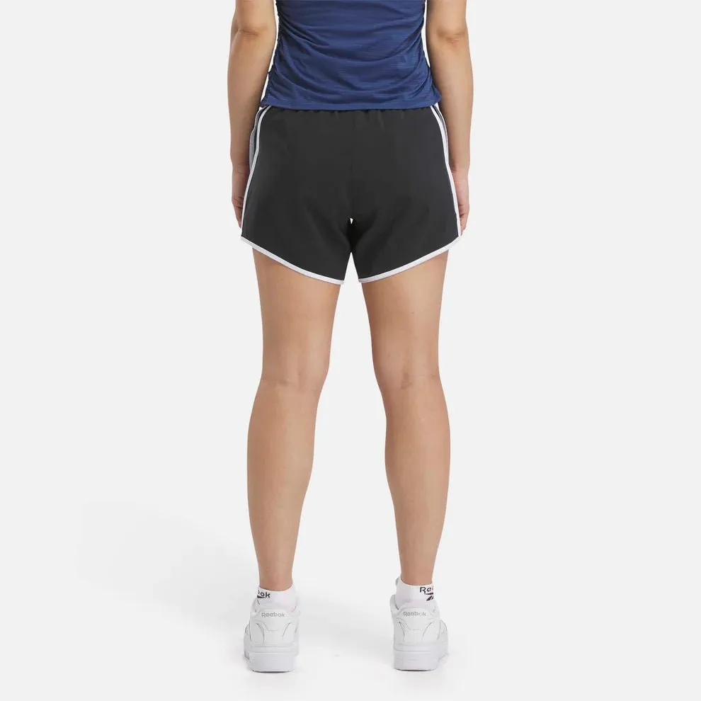 Simple Appeal Comfortable Stretch Reebok Women's Id Train Woven Black Shorts