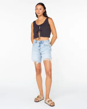 Kayla Tank Top - Phantom Black Crew - friendly