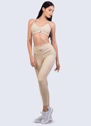 Extra Soft Studio Practice Cool Look LEGGING GOOD FIT-BEIGE