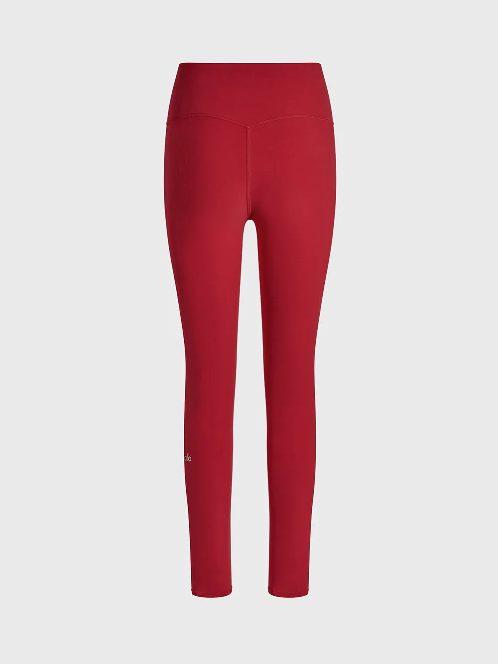 High Waist For Teens Skin Friendly ALO BOLD RED ALOSOFT HIGH-WAIST 7/8 LEGGING
