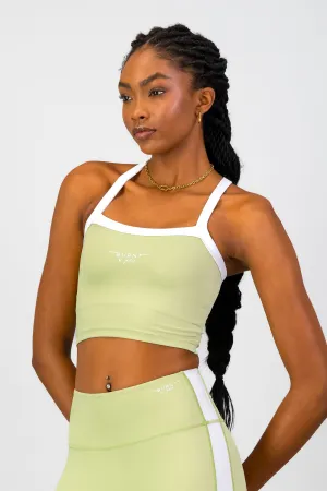 Burnt x You Supportive Tank - Aloe decorative