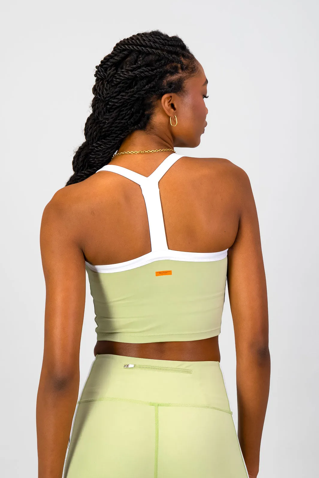 low speed Burnt x You Supportive Tank - Aloe