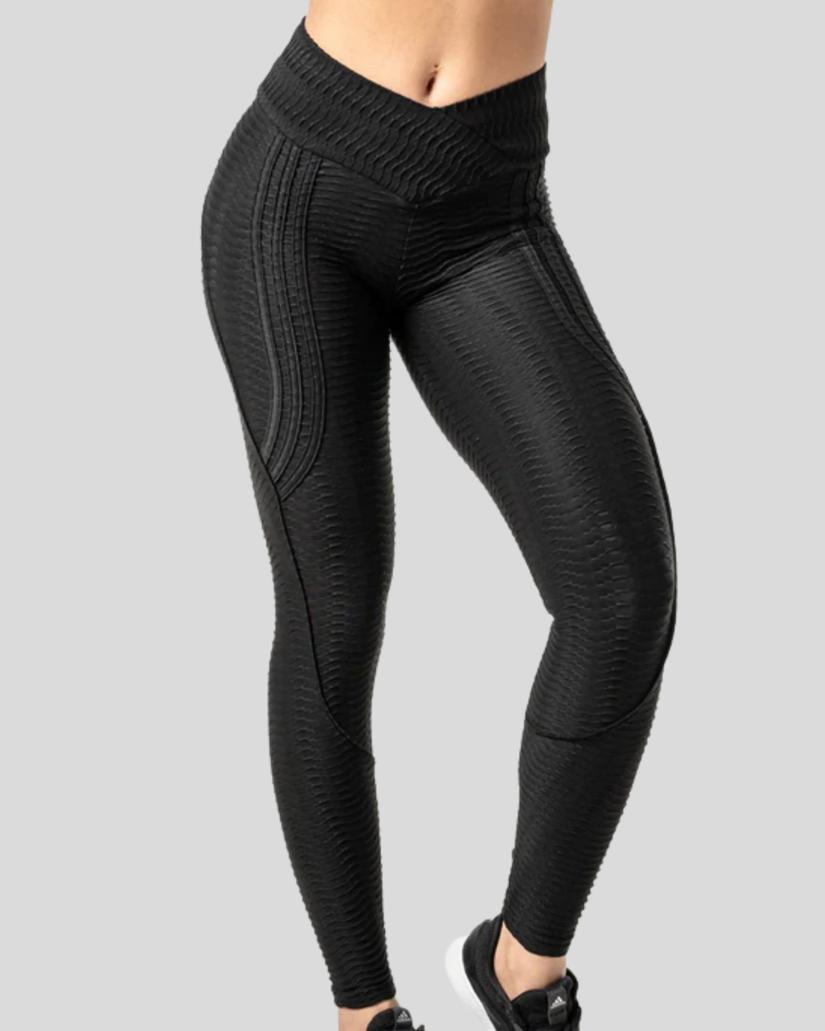 Legging Wavy Victoria Wrinkle Resistant Dance Studio Sporty Stretch Wear