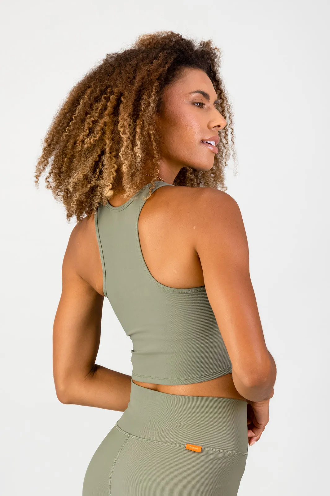 Stile Di Vita Rib Supportive Tank - Sage Security Enemy - deterring