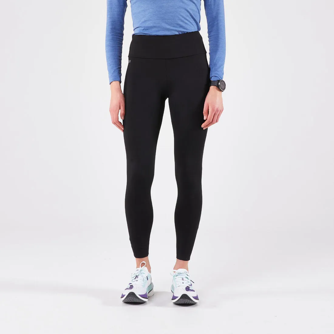Women's Running Leggings Black - Run 100 Series Quick Dry Outdoor Lover