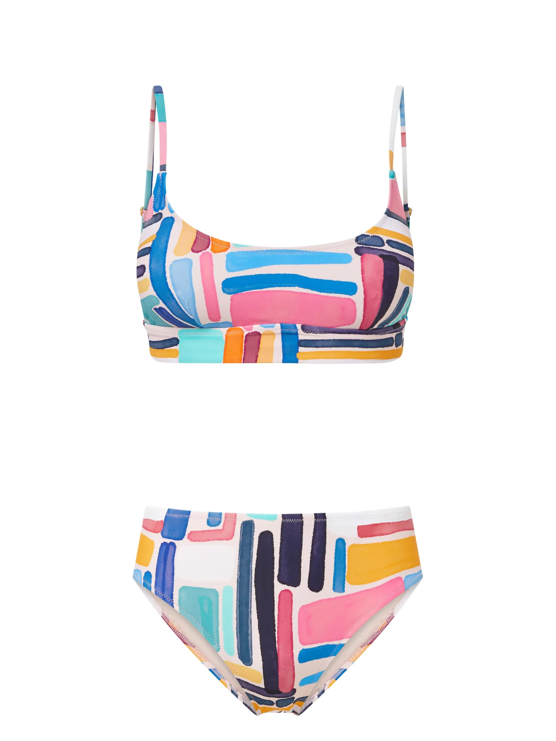 Multi Hook Closure Erika Top   Classic Midrise Bottom in Modern Art