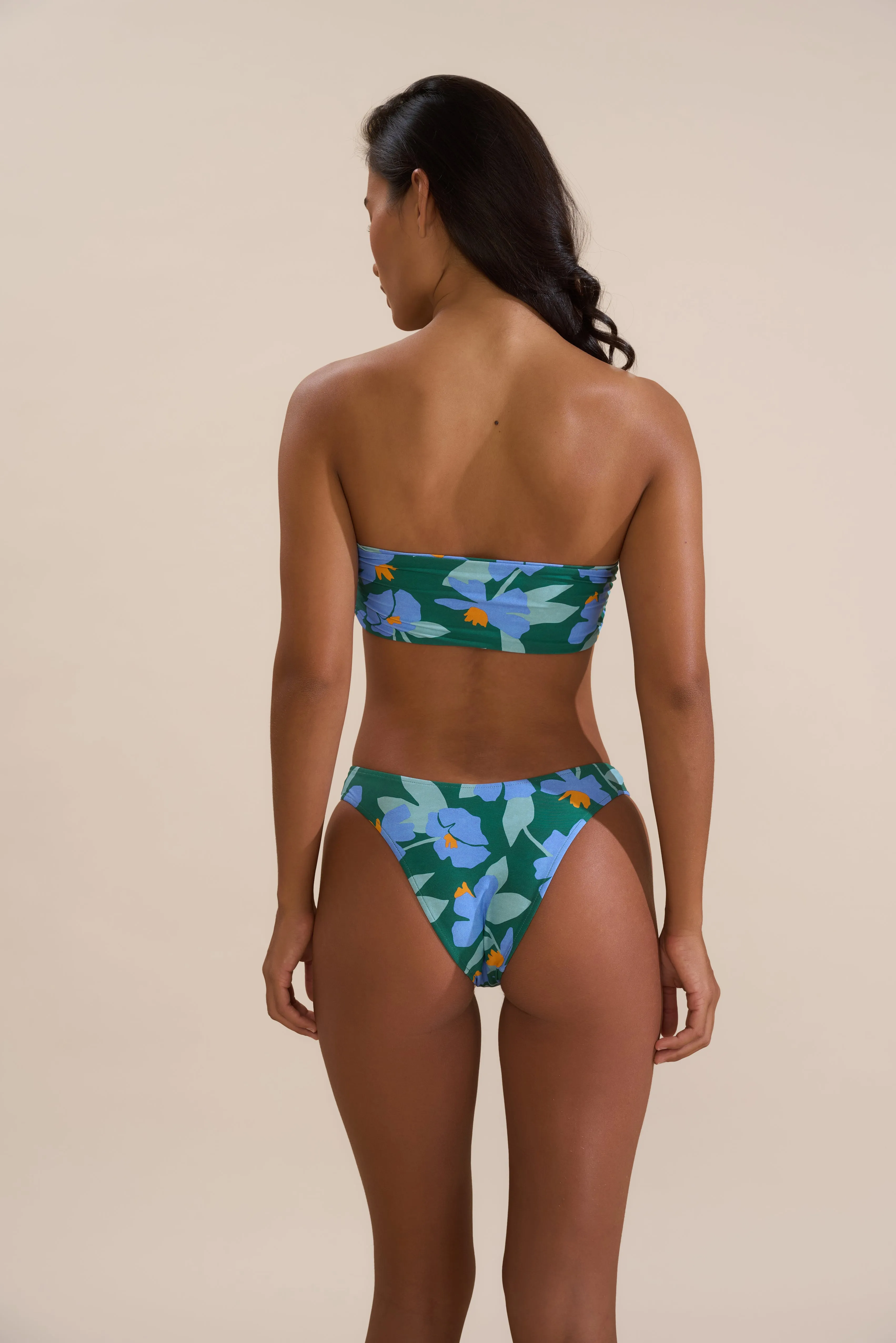 Reinforced Seams Anti Fade Coating Luka Bikini Bottom - Wildflower