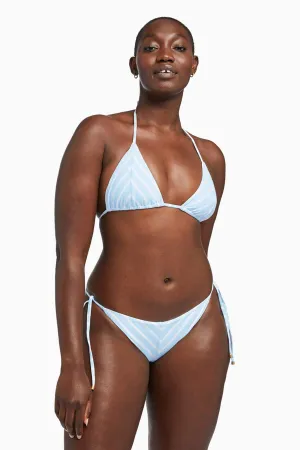 UPF 50  Protection UV Protection Finish Natalie Miter Stripe Tie Side Bottom - Sky EcoRib