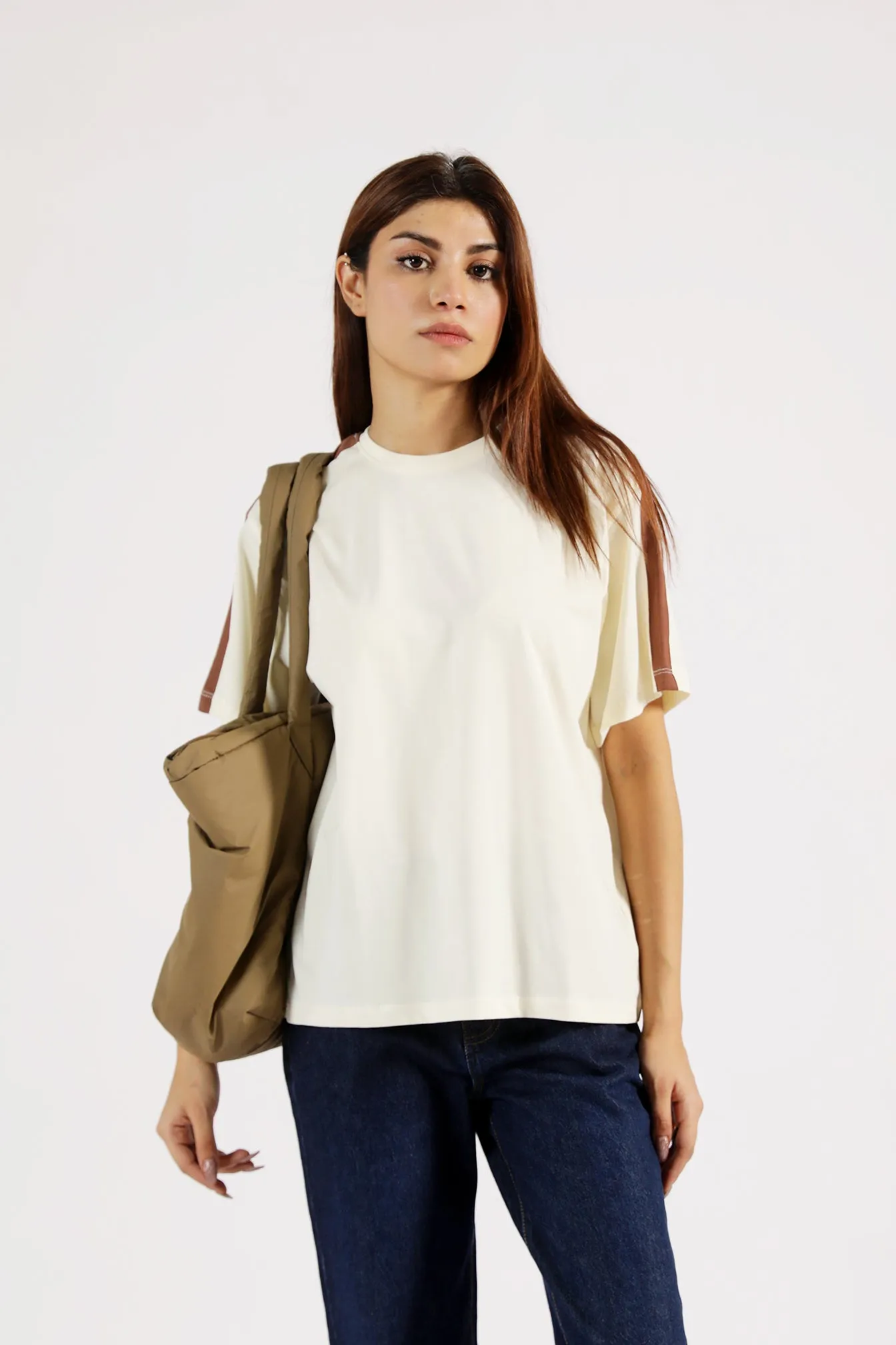 Work-Ready OVERSIZED CONTRAST TEE