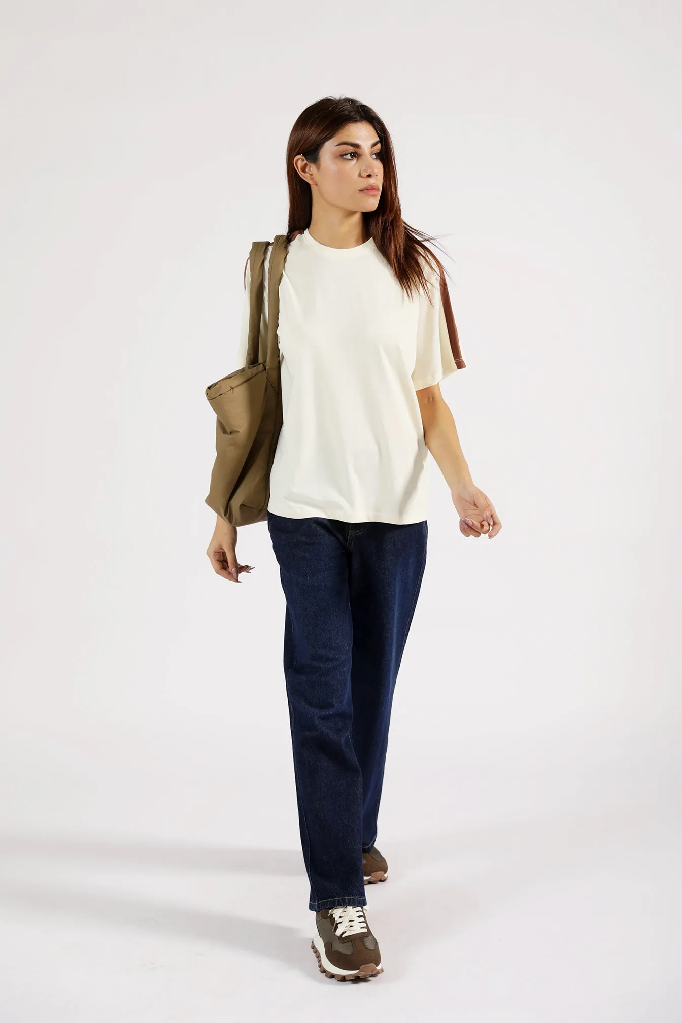Chic Skirt Gloss Fit OVERSIZED CONTRAST TEE