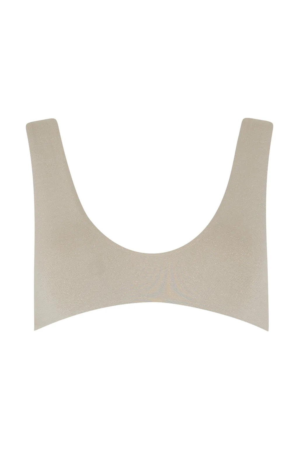 Scoop Bikini Top - Shimmer High Elastic Waistband