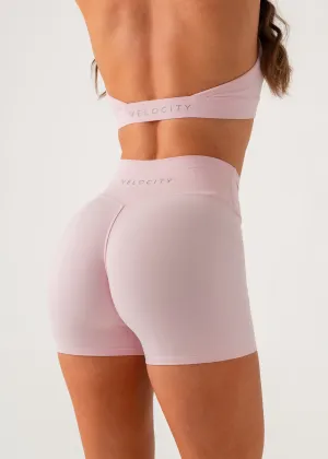 POISE TIE SHORTS - GUAVA Airy Touch earthy shades