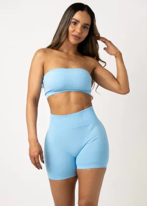 Neutral athletic apparel MULTIWAY SEAMLESS BANDEAU - BLUEBERRY