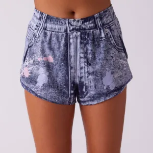 Light Reflective Trim Women's AeroPro 3" Split Shorts - Womens Jort