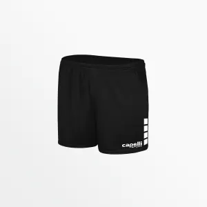 WOMEN'S TEAM MATCH SHORTS WITH 3'' INSEAM AND CUBES Bold Step