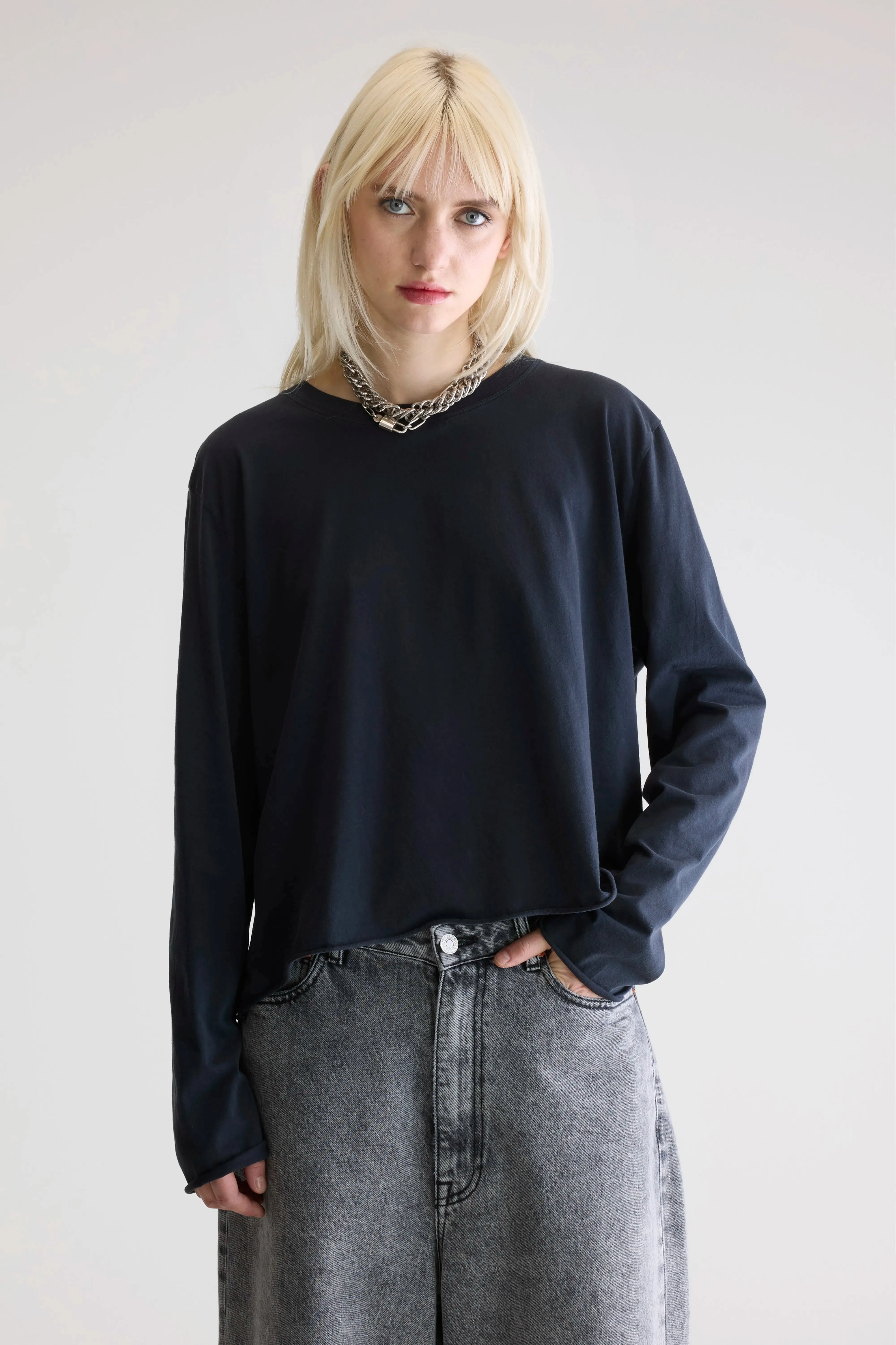 Soft Fit Wear Fercy long-sleeve t-shirt (252 / W / BLACK BLUE)