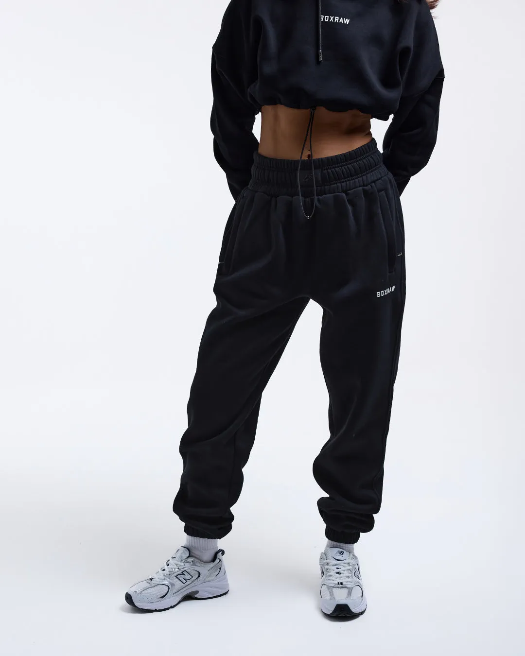 Lounge Wear OdorResistant Fabric Johnson Bottoms - Black