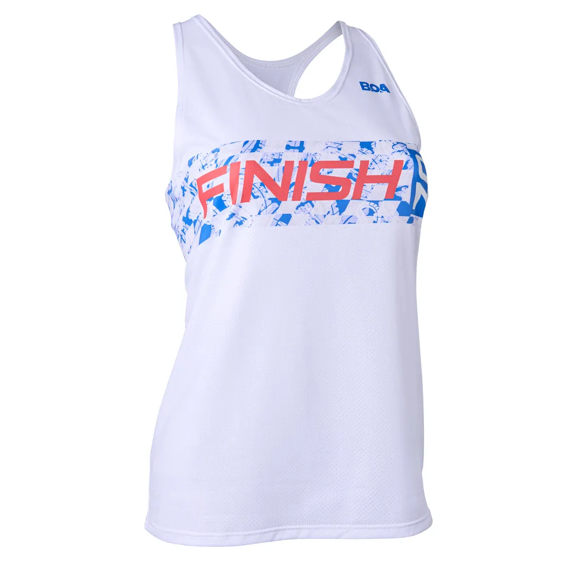 Glitter Glow Women's Vapor Lite Interval Singlet - Finish On Empty