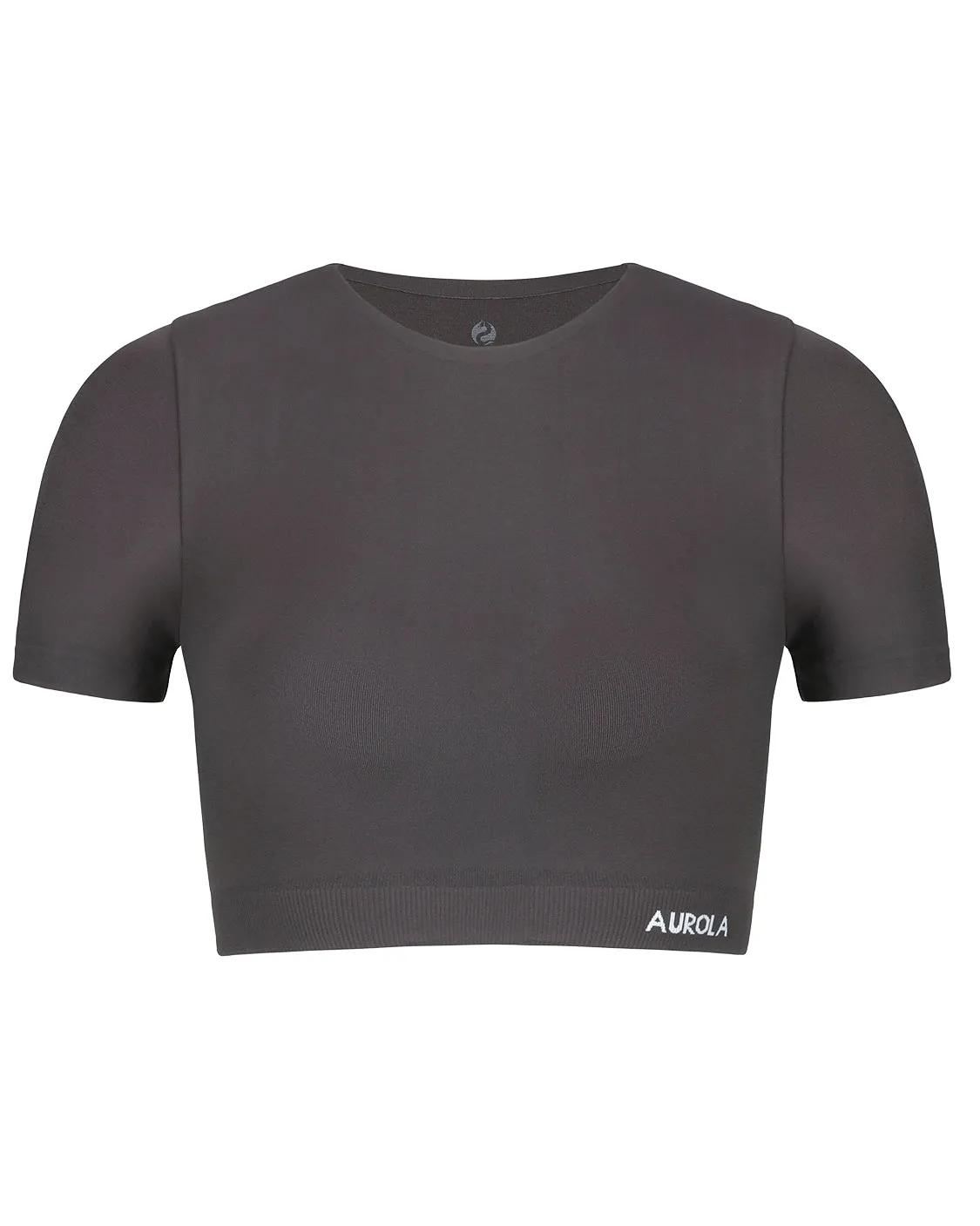 Activewear Clothing SmoothInnerLining AUROLA Essentials Seamless Short Sleeve Crop Top