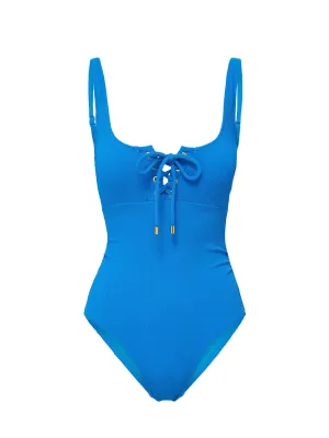 Swim Style Abrasion Resistant Surface Taylor One Piece In Grotto Texture