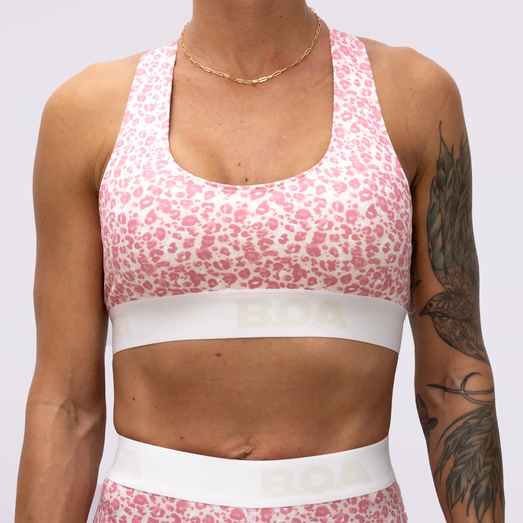 Women's Fly Sports Bra - Leopard Spark Soul