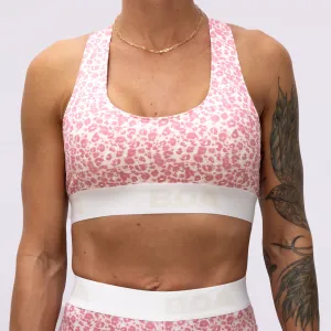 Digital Glow Women's Fly Sports Bra - Leopard