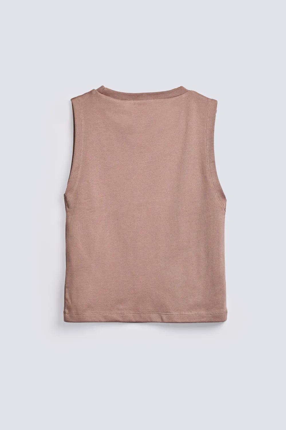 CROPPED TANK TOP Cotton Glow Unique Cut