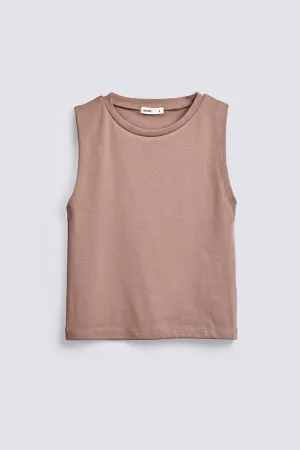 CROPPED TANK TOP MoistureWickingTechnology