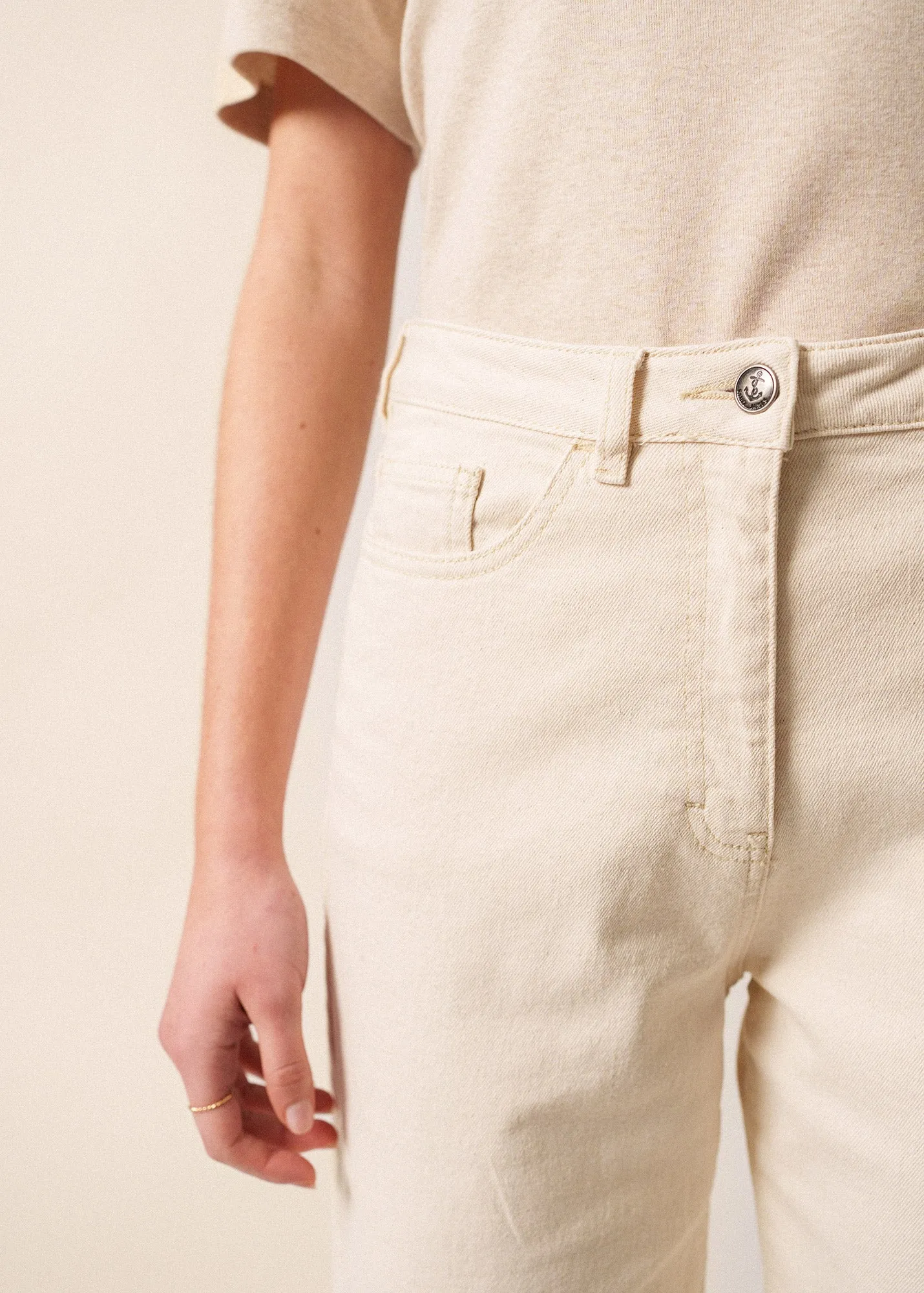 Maurine Straight Jeans ?C cotton (CRAIE) NoSlipTrims 4Way Stretch