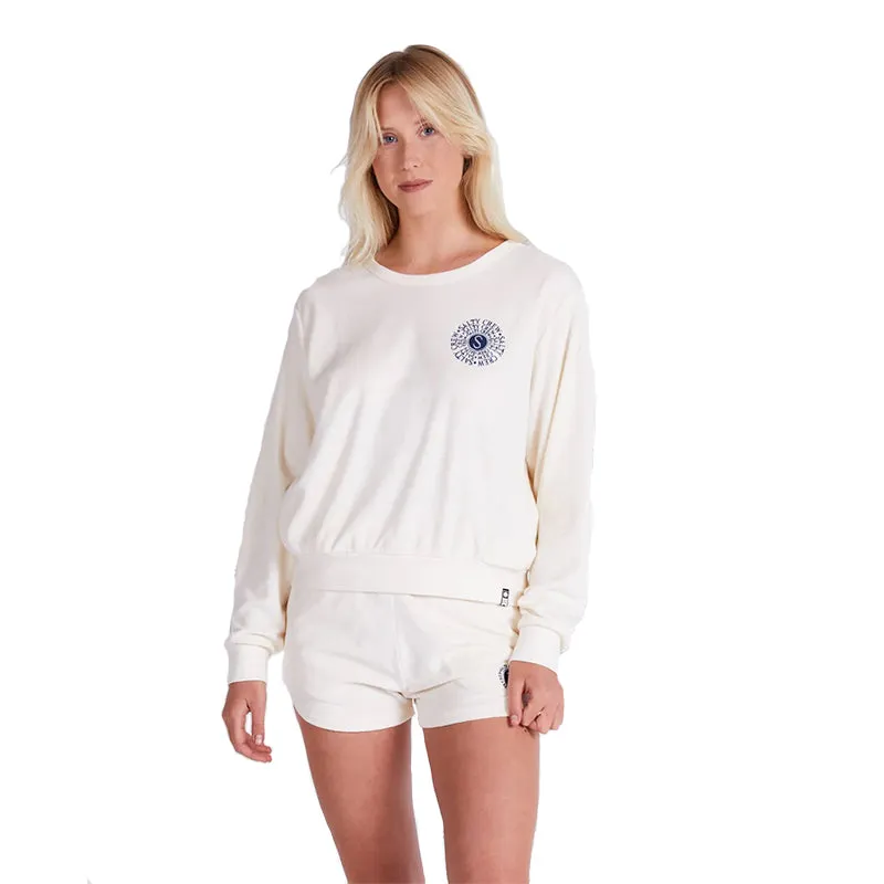 Outdoor Hoodie Zip Closure Sea Bound Bone Pullover - Bone