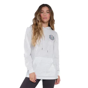 Urban Essential Women's Beach Break Mid Weight Hoody - Vintage White