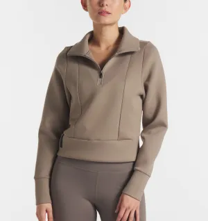 LuxBreak Half-Zip Pullover Fresh Bold Classic Comfort