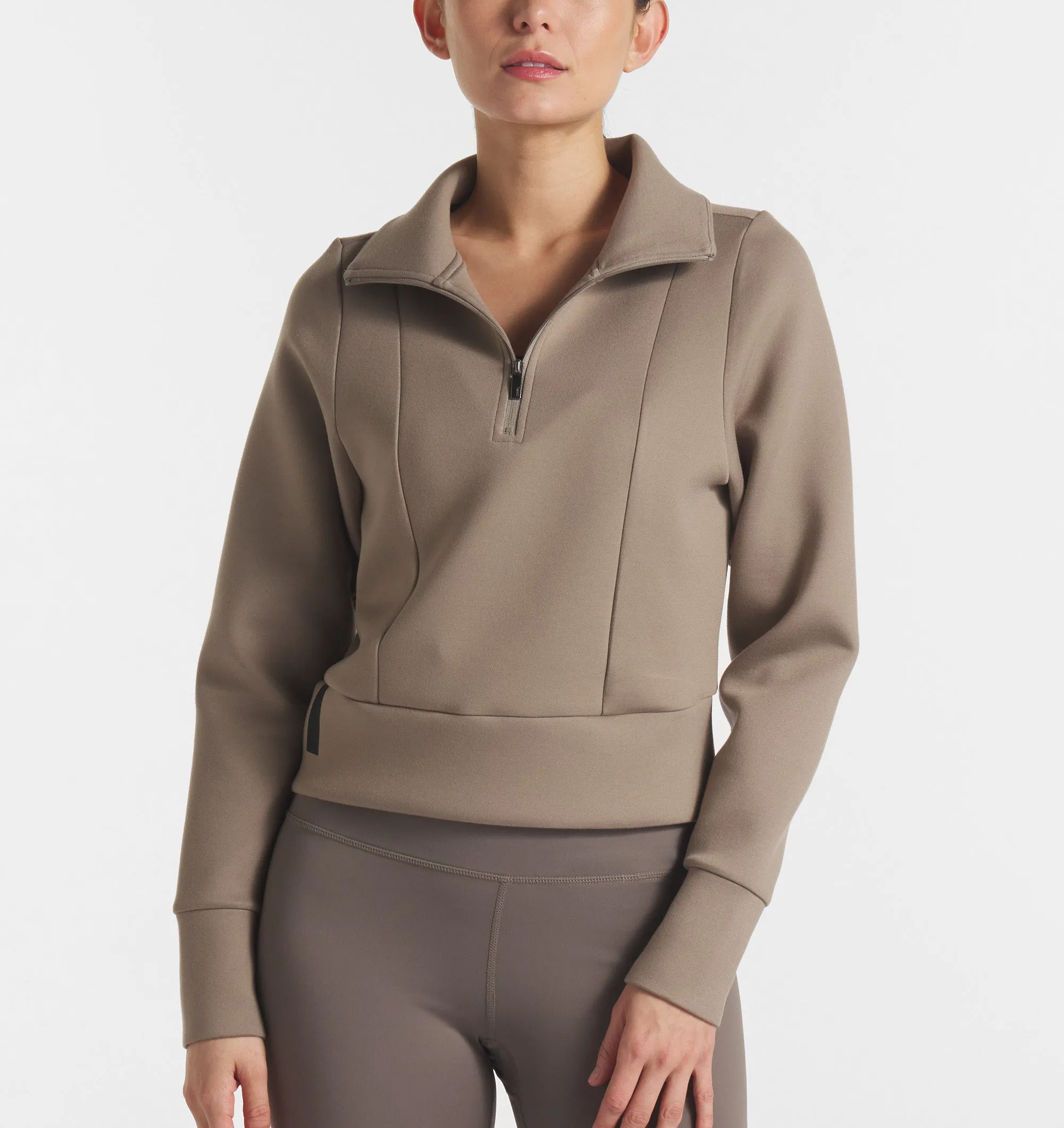Comfy Layer Graphic Art LuxBreak Half-Zip Pullover