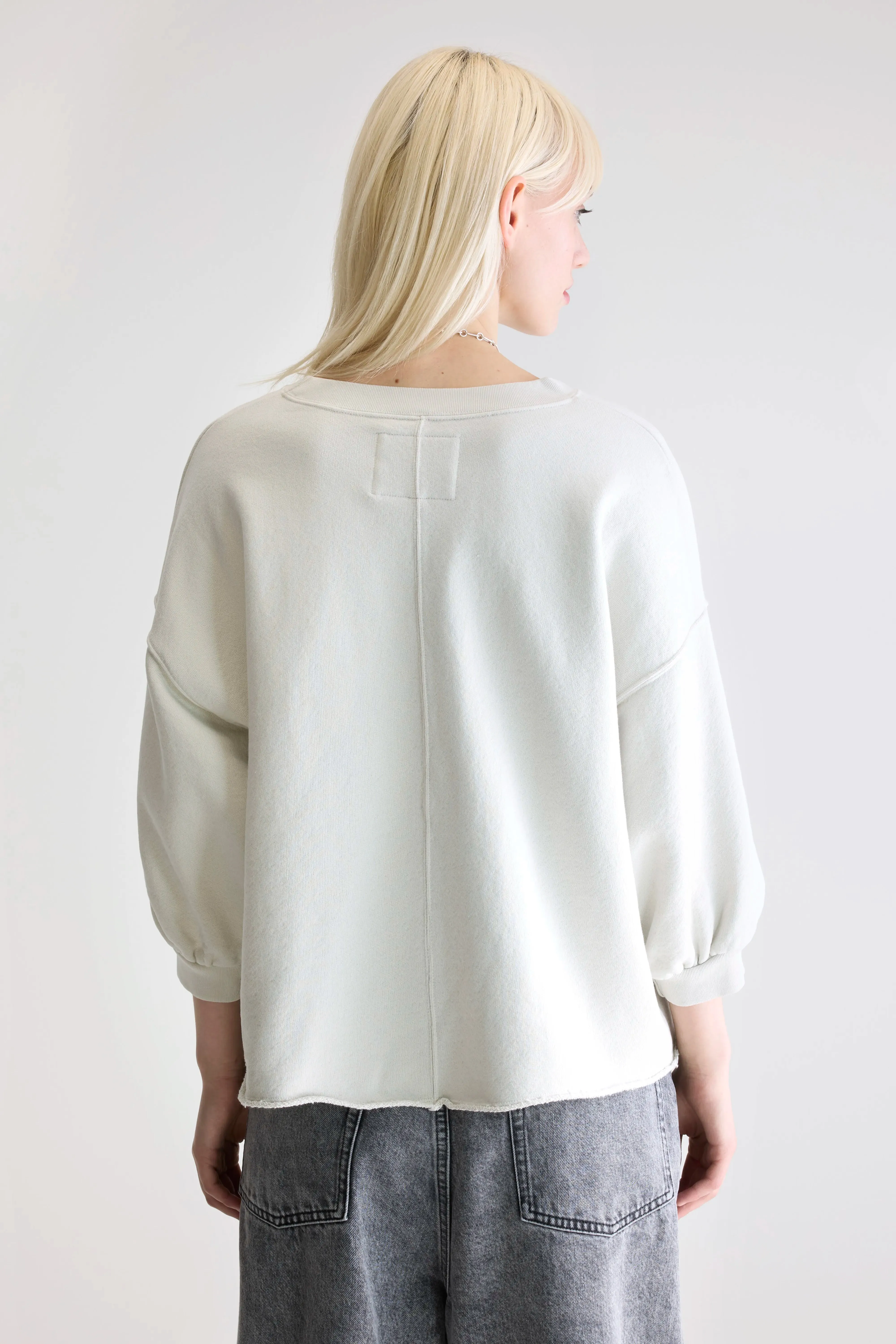 product fair trade Vicske crewneck sweatshirt (252 / W / NUAGE)