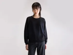 product chambray casualness Everyday Look Fella relaxed sweatshirt (252 / W / BLACK BLUE)