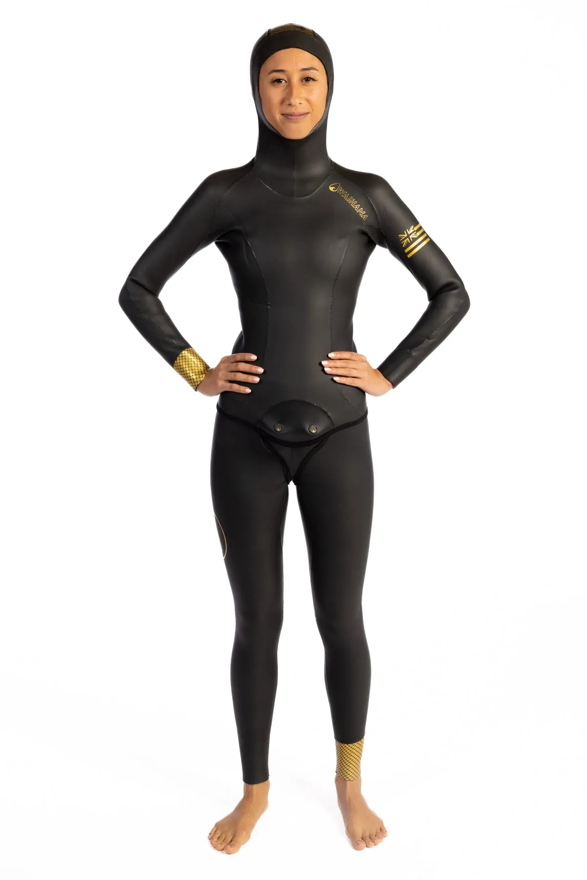 Flexible Zipper Garage Women's Apnea 3.5mm Wetsuit