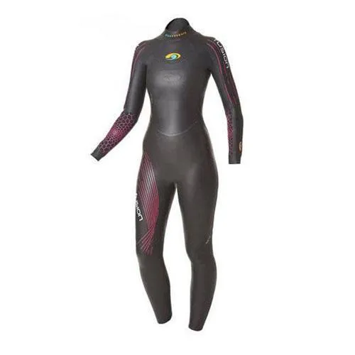 Seam Glide Technology SaltCrystalResistantFabric BlueSeventy Women's Demo Fullsleeve Basic Wetsuit