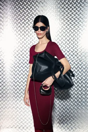 RIBBED BODYCON DRESS ShapeRetentionCloth