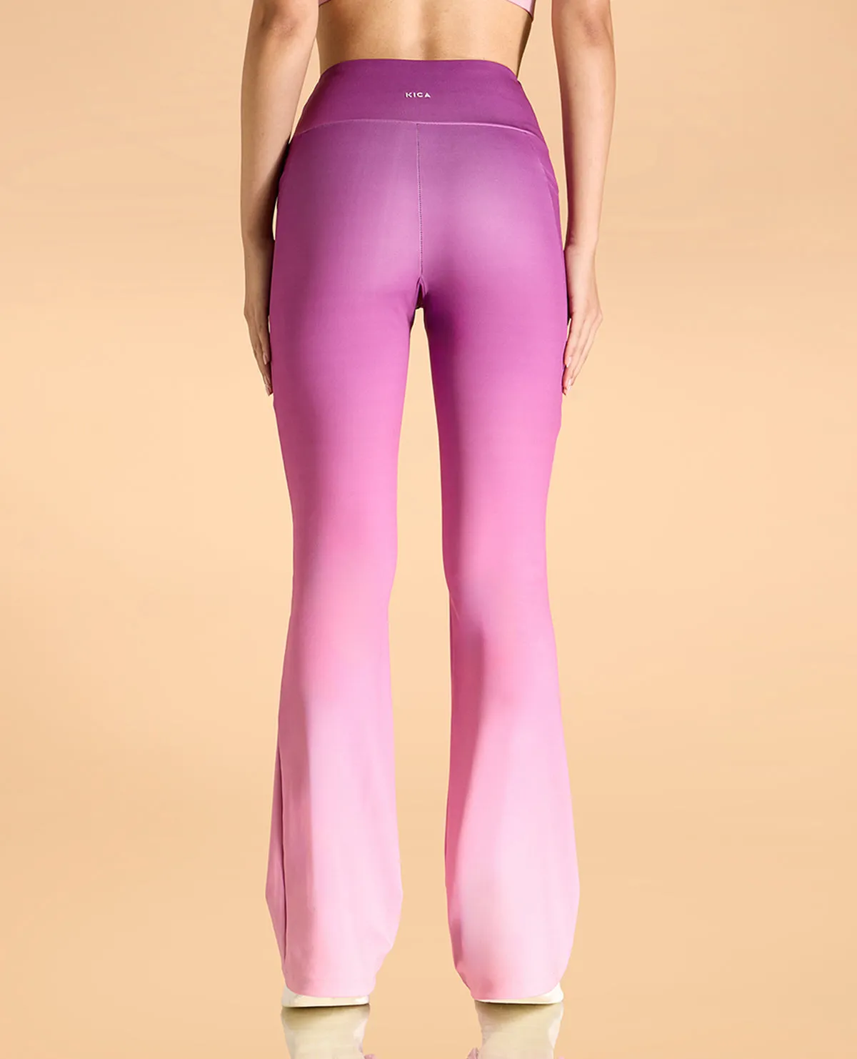 High-Rise Ombre Flare Pants in Second SKN Pocket Reinforcement