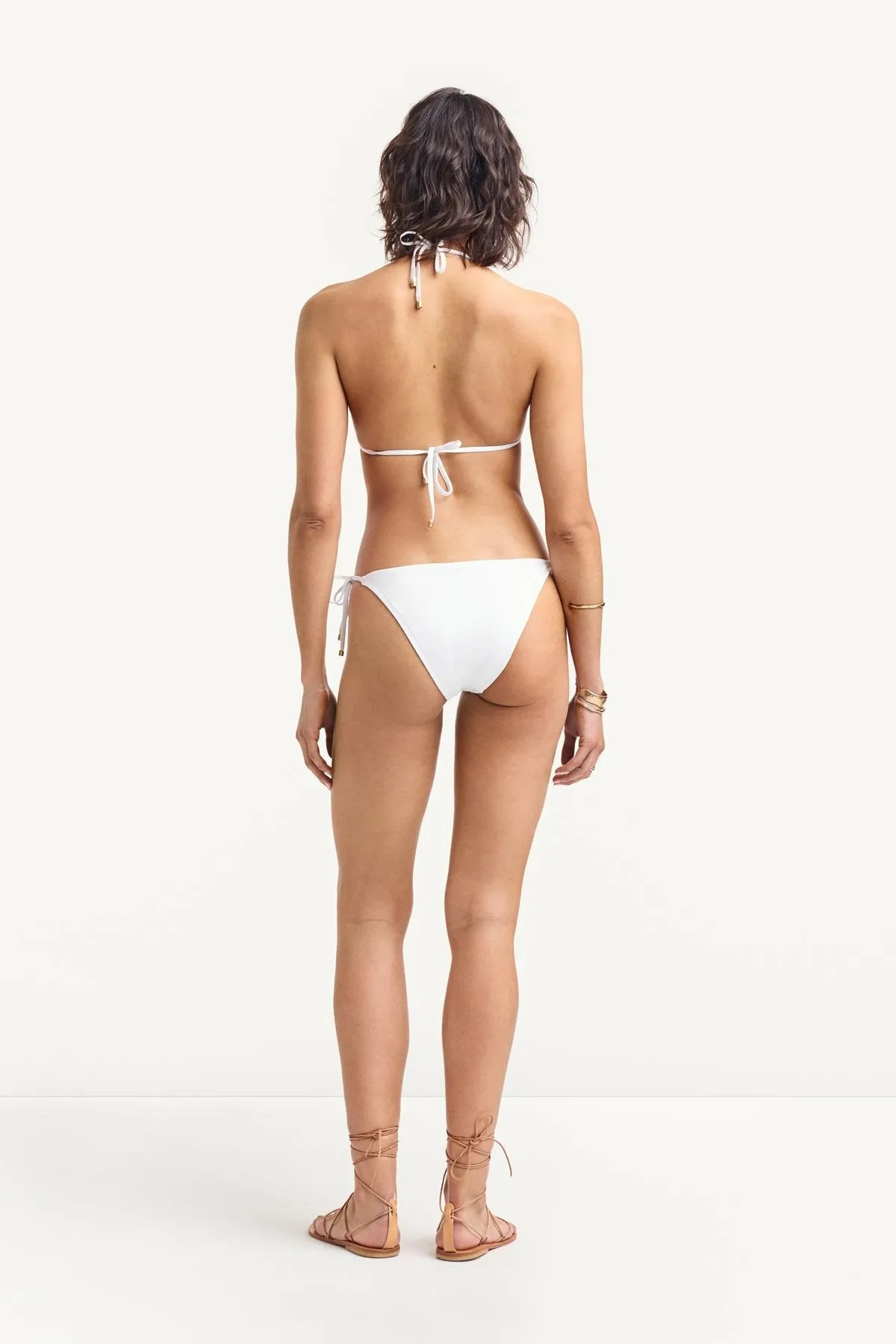 Colorfast Fabrication Quick Pull Adjustment Gia Triangle Top - White EcoLux