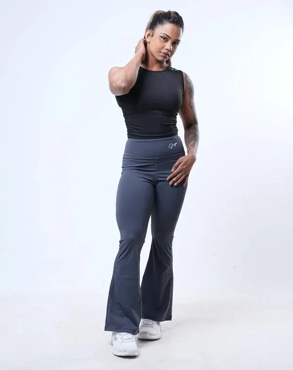 Svelte Retro-Modern Bellbottoms Pants Tech Edge Layering Wear
