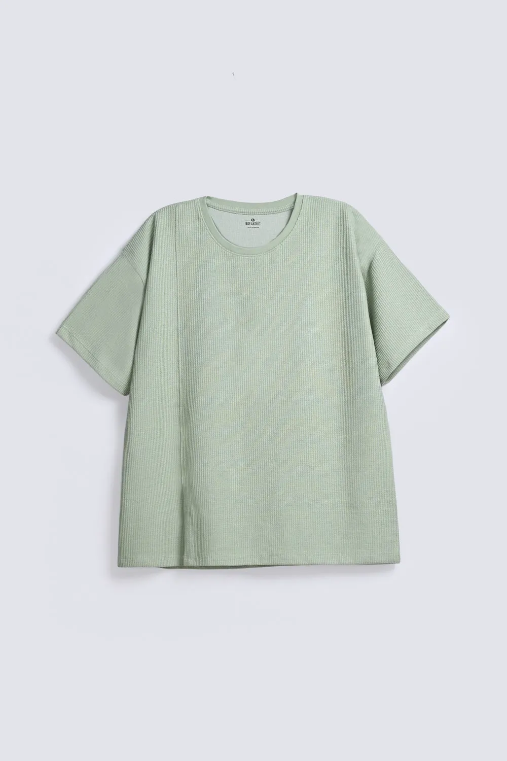 Everyday Fashion TEXTURED OVERSIZED TEE