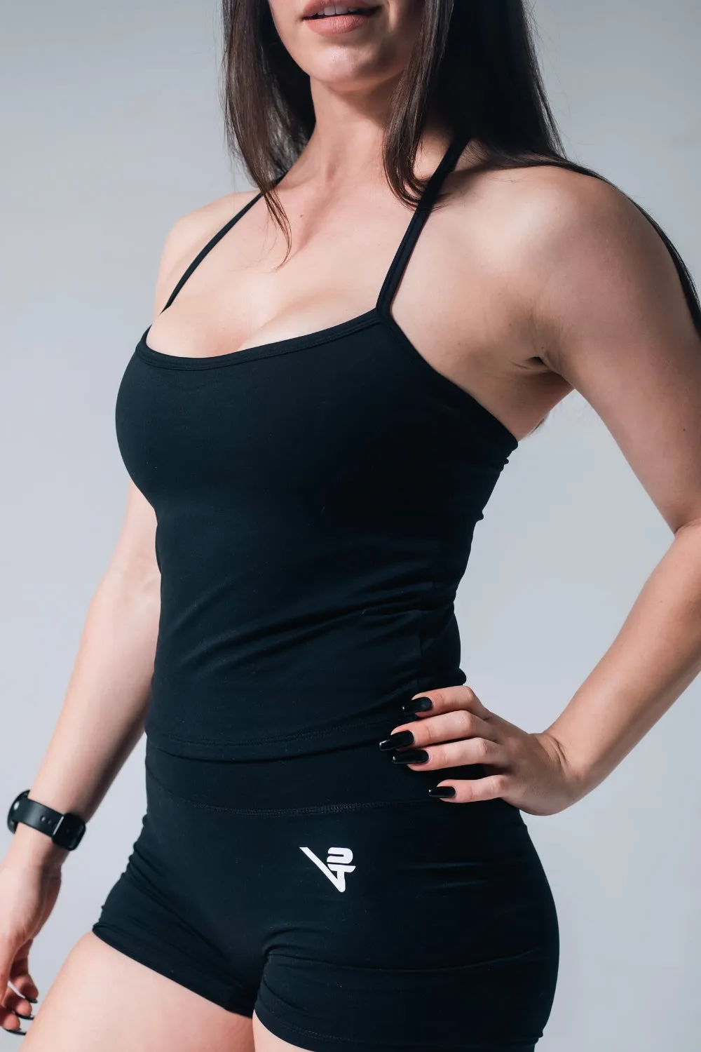 Barre Collection Black Tank UVProtectionFinish Brave Fit