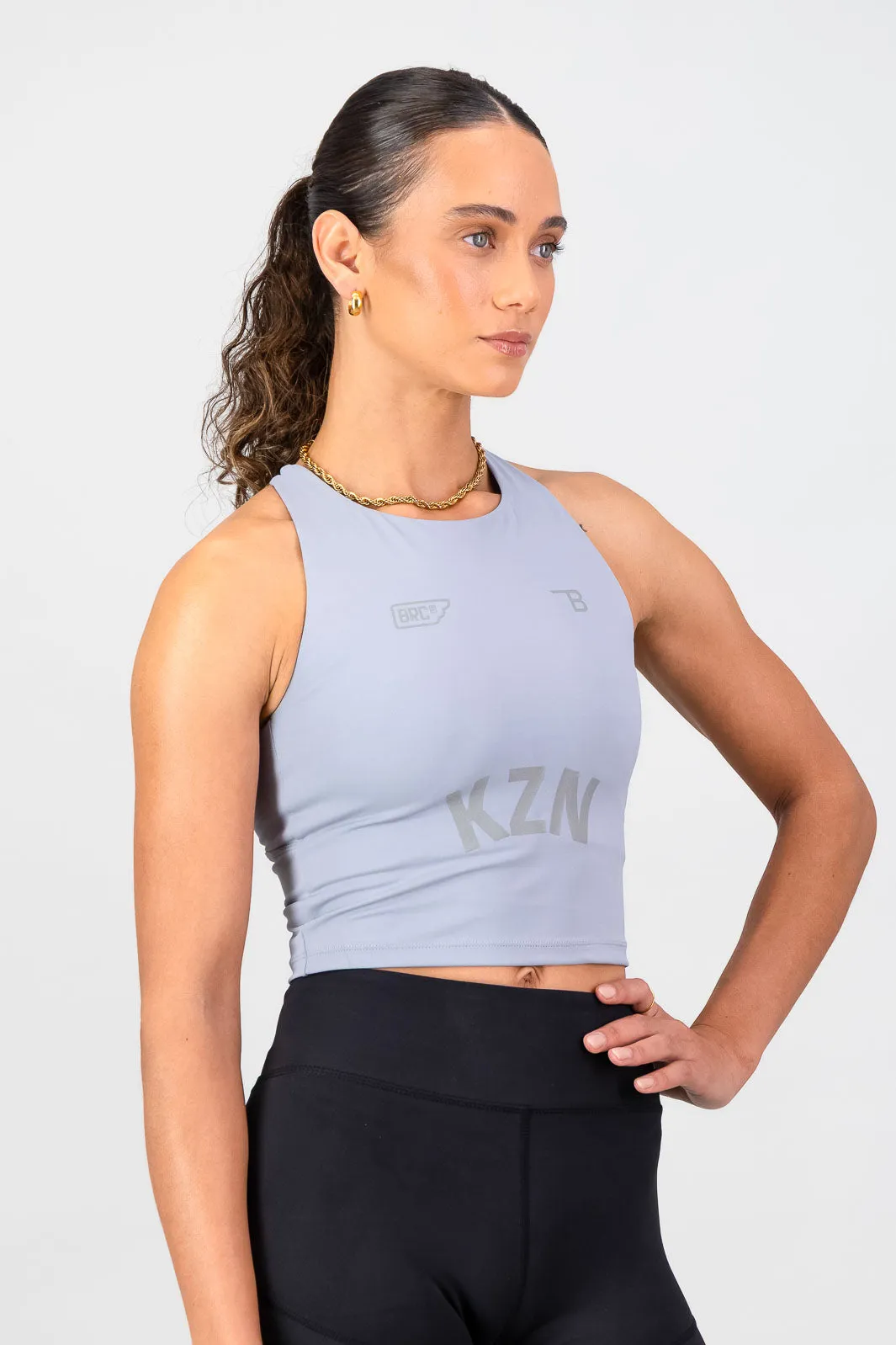 SpeedRacer KZN Supportive Tank - Grey Daily Cool Dull color